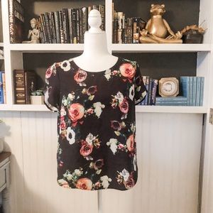 🌺 Merona Floral Blouse